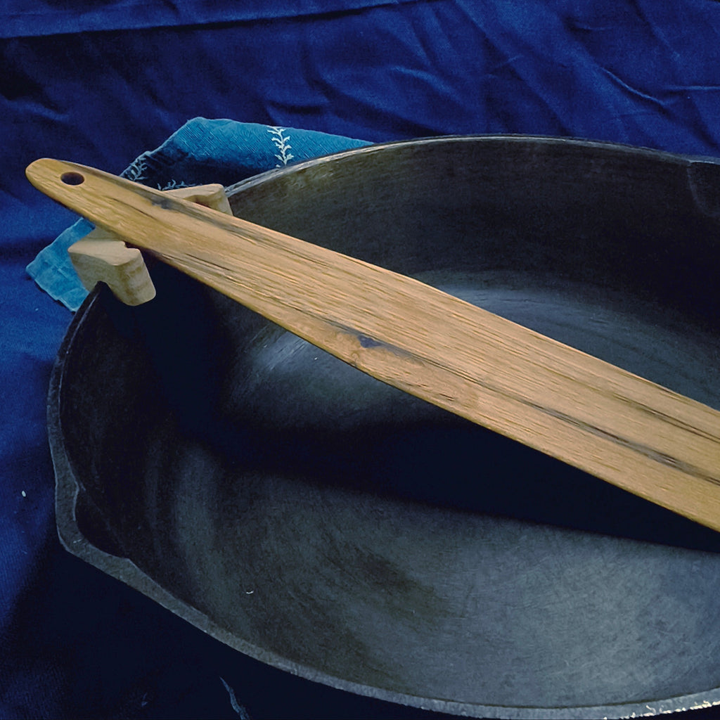 Maple Wood Lid Lifter – Multi-Purpose Pot Lid Holder & Steam Release Tool | Utensil Rest | Natural Finish | Kitchen Tool